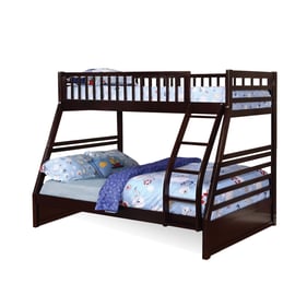 Bella Esprit Dakota Brown Twin Over Full Bunk Bed