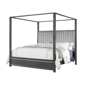 Bella Esprit Pendry Studio Abrie Charcoal Tall King Canopy Bed