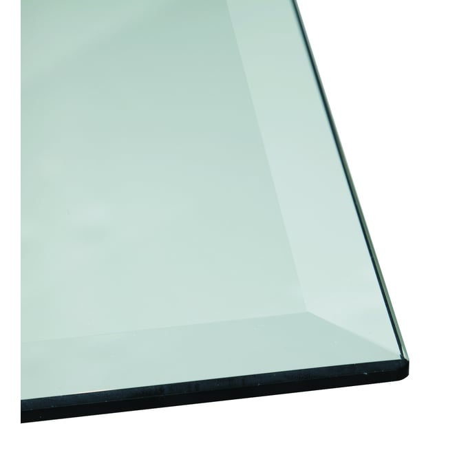 Bassett Mirror Clear Rectangular Dining Glass Top BMC-0486EC