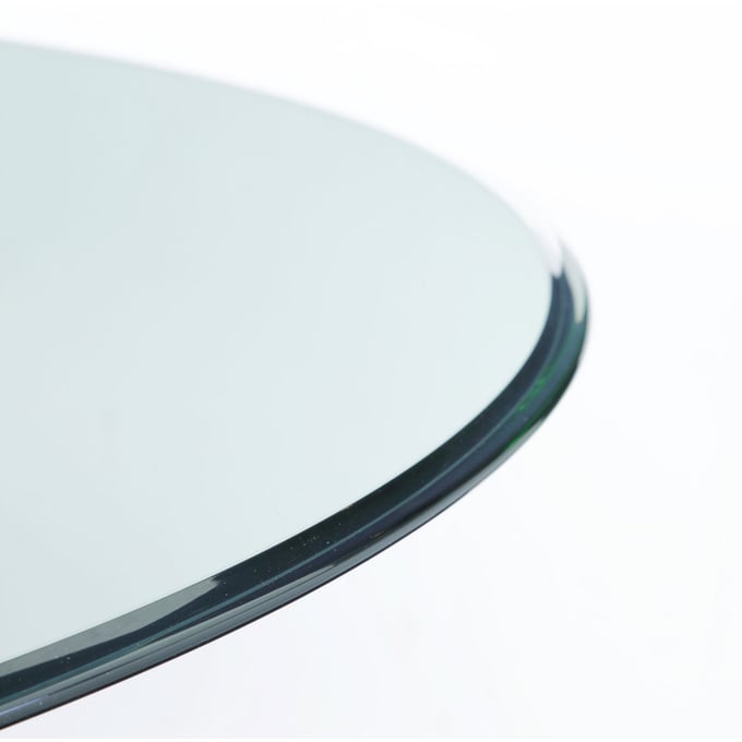 Bassett Mirror Clear 70 Inch Round Dining Table Top BMC-0905EC