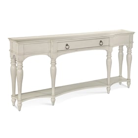 Bassett Mirror Sanibel Off White Grand Console Table