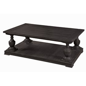 Bassett Mirror Hanover Black Cocktail Table