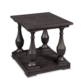 Bassett Mirror Hanover Black Rectangle End Table