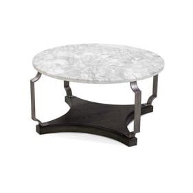 Bassett Mirror Ellison White Gray Cocktail Table