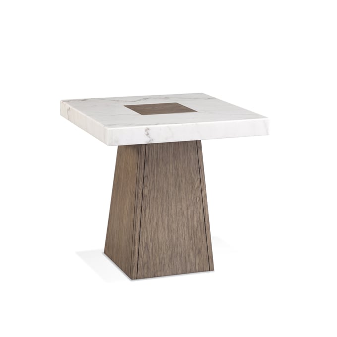 Bassett Mirror Collinston White End Table BMC-7026-LR-250EC