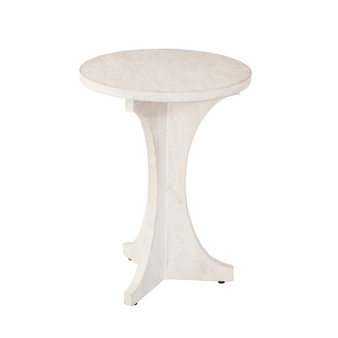 Bassett Mirror Tait White Accent Table BMC-7082-LR-223