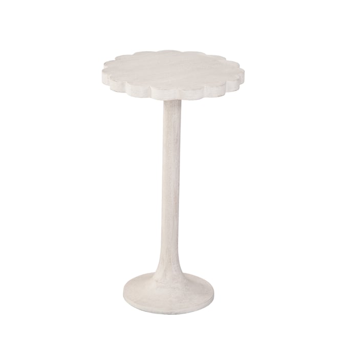 Bassett Mirror Keiran White Accent Table BMC-7083-LR-223