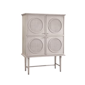 Bassett Mirror Korey Cream Bar Cabinet