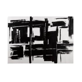 Bassett Mirror Black Building Blocks Wall Art