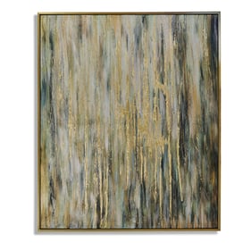 Bassett Mirror Gold Waterfall Canvas Wall Art