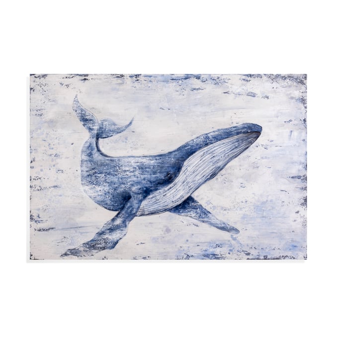 Bassett Mirror Blue Whale Song Wall Art BMC-7300-548EC