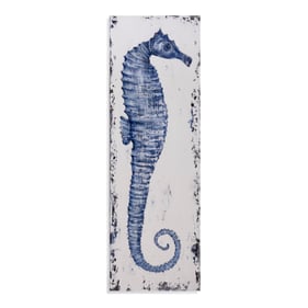 Bassett Mirror Blue Sea Horse I Wall Art