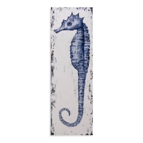 Bassett Mirror Blue Sea Horse II Wall Art