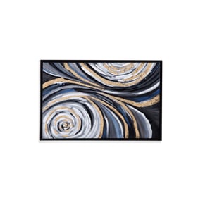 Bassett Mirror Blue Swirl Wall Art