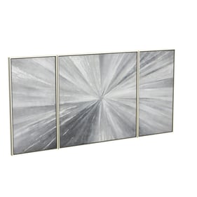 Bassett Mirror Silver Cambric Wall Art