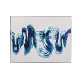 Bassett Mirror White Motion Wall Art