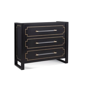 Bassett Mirror Lowery Black Lowery Hall Chest