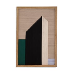 Bassett Mirror Green Geo Wall Art