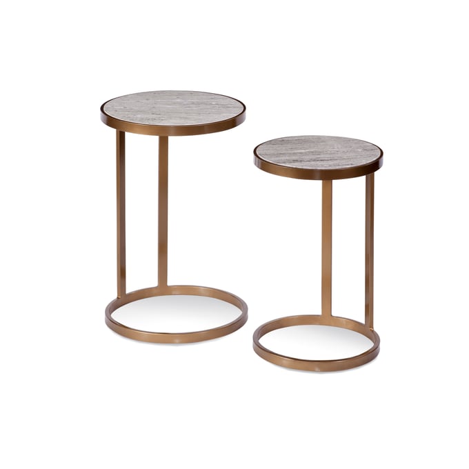 Bassett Mirror Nilo Gold Nesting Tables BMC-8790-LR-202EC