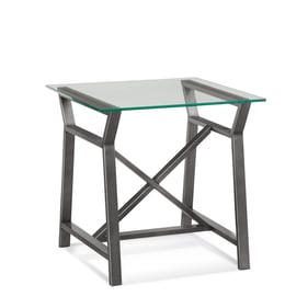 Bassett Mirror Ross Gray End Table