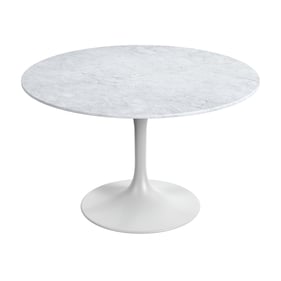 Bassett Mirror Dunham White Dining Table