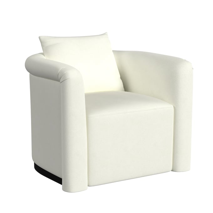 Bassett Mirror Kloe Ivory Accent Chair BMC-9445-LR-805