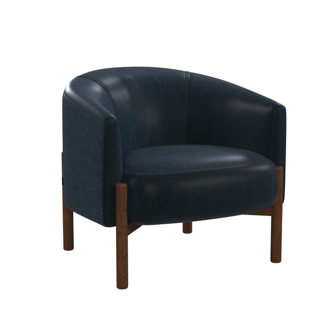 Bassett Mirror Higgins Navy Accent Chair BMC-9501-LR-805