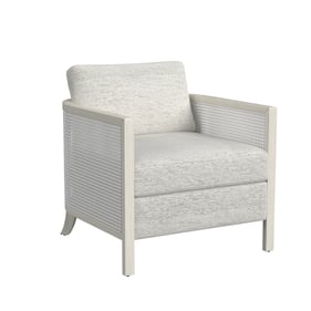 Bassett Mirror Mylo White Accent Chair