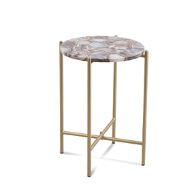 Bassett Mirror Lonna Gold Accent Table