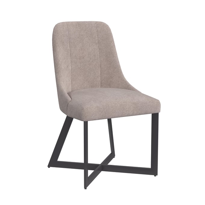 2 Bassett Mirror Trucco Taupe Dining Chairs BMC-9630-DR-800EC