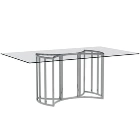 Bassett Mirror Sophia Silver Dining Table