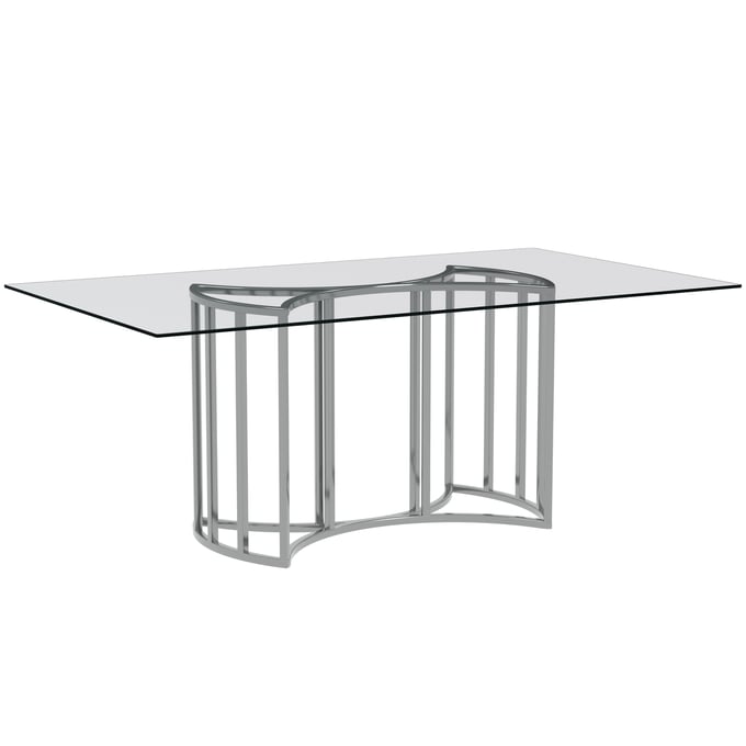 Bassett Mirror Sophia Silver Dining Table BMC-9705-600-723