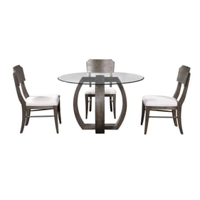 Bassett Mirror Kellan Gray Brown 5pc Dining Room Set