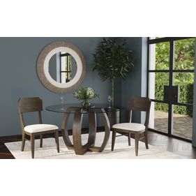 Bassett Mirror Kellan Gray Brown 3pc Dining Room Set