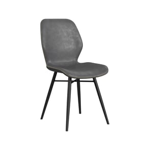 2 Bassett Mirror Paul Charcoal Dining Side Chairs