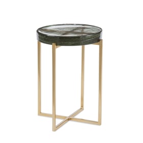 Bassett Mirror Marilee Gold Accent Table