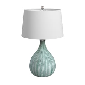 Bassett Mirror Nassau Green Sea Table Lamp