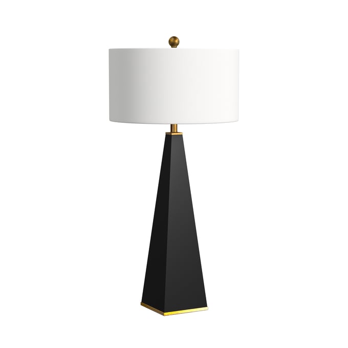 Bassett Mirror Elle Black Table Lamp BMC-L3026TEC