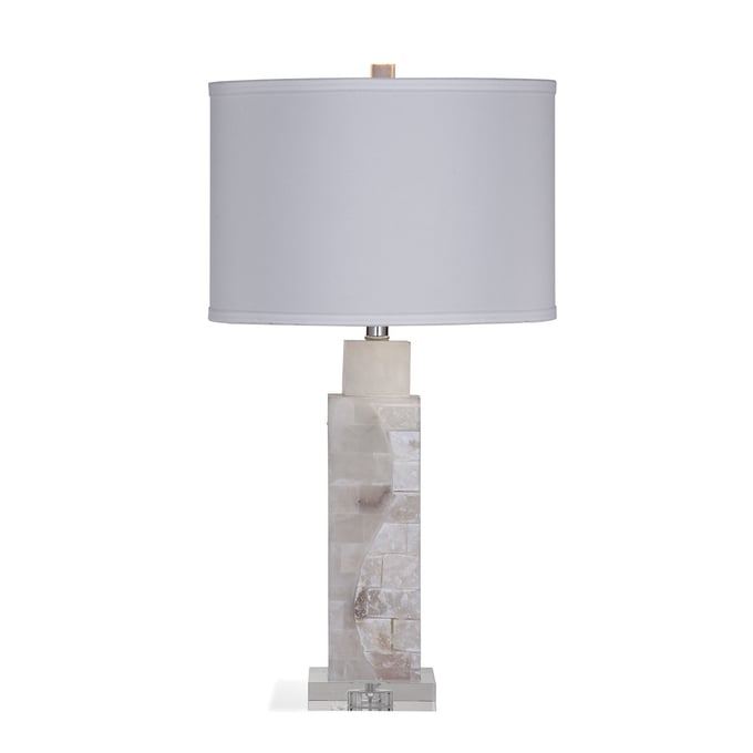 Bassett Mirror Presidio White Table Lamp BMC-L3110TEC