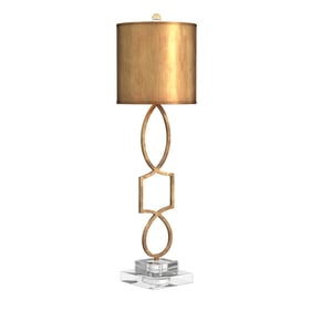 Bassett Mirror Vivian Gold Table Lamp