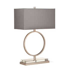 Bassett Mirror Halle Silver Table Lamp