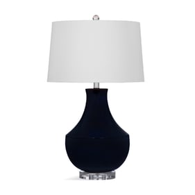 Bassett Mirror Kinney Blue Table Lamp