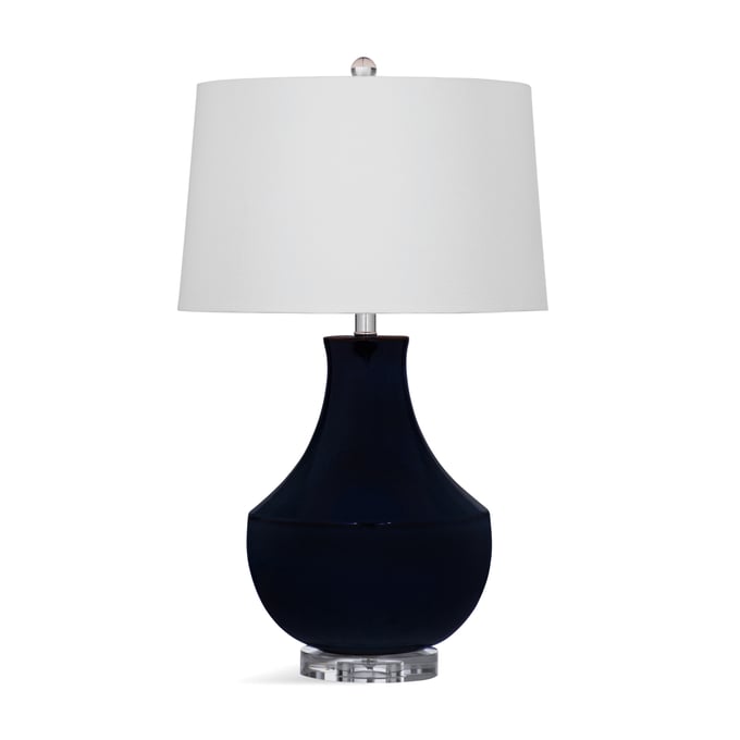 Bassett Mirror Kinney Blue Table Lamp BMC-L3285TEC