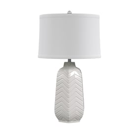 Bassett Mirror Dalia White Table Lamp