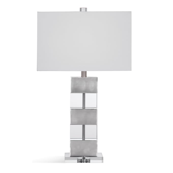 Bassett Mirror Elara Silver Table Lamp BMC-L3328TEC