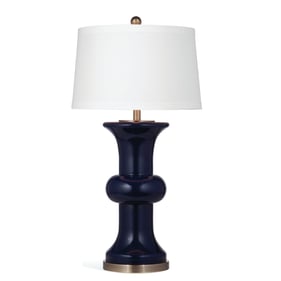 Bassett Mirror Vince Blue Table Lamp