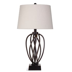 Bassett Mirror Orson Brown Table Lamp