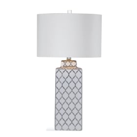 Bassett Mirror Sydney White Table Lamp