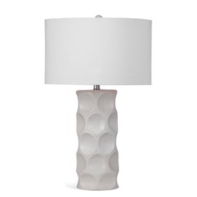 Bassett Mirror Cassidy White Table Lamp