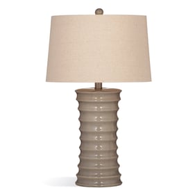 Bassett Mirror Cara Grey Table Lamp